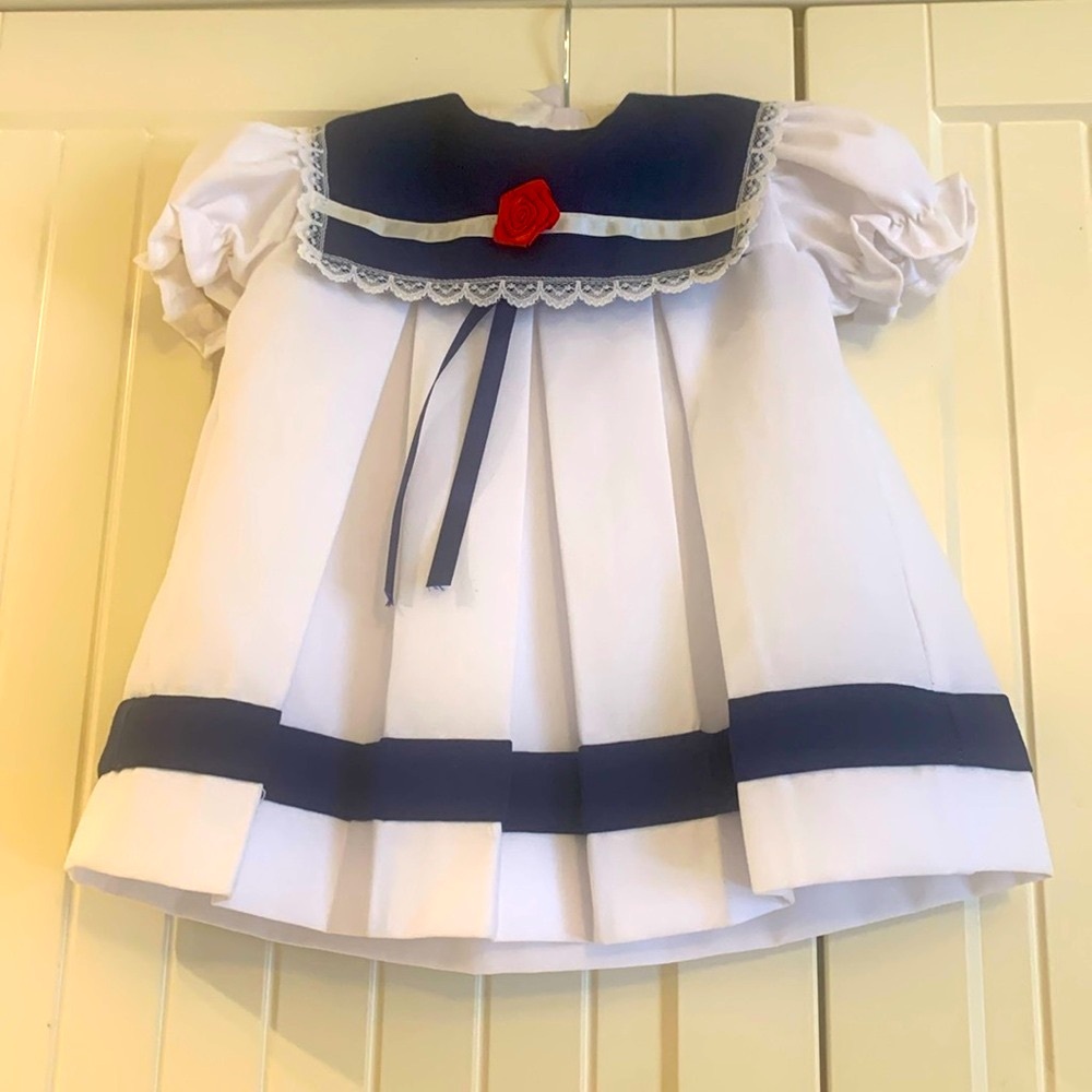 Vintage dress 1980’s sailor baby dress